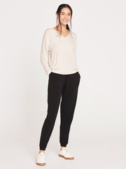 Naturally Soft SeaCell™ Long Sleeve Top - Vanilla Cream