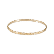 Hawaiian Heirloom Old English Scroll Bracelet in Gold - 4.5mm