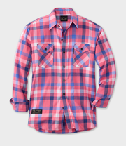 Lightweight Men's Classic Flannel Shirt - Royal Danby