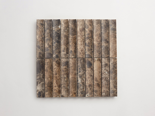 lapidary | etui petit mosaic sheet | iberian chocolate ~ 1¼"x6"x½"