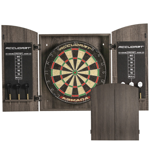 Armada Bristle Dartboard Cabinet Set