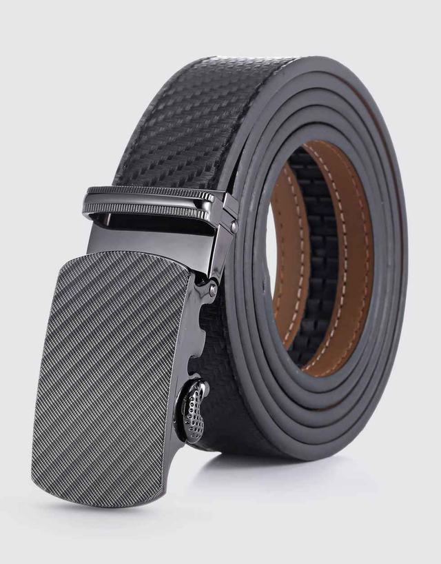 Interlaced Crafted Leather Ratchet Belt