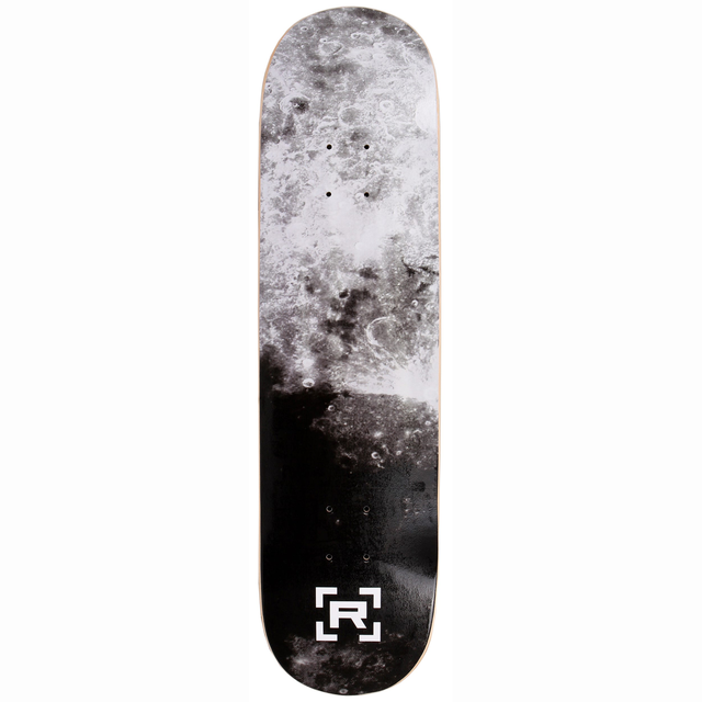 Rampage Lunar Skateboard Deck - Black 8.25''