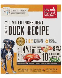 The Honest Kitchen Limited Ingredient Grain Free Duck Recipe Dog Food