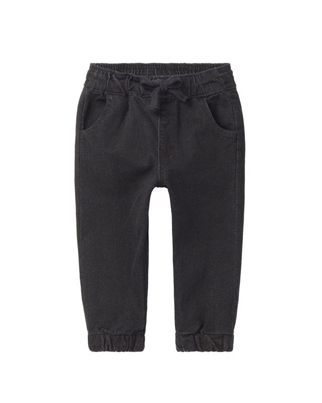 Denim Jogger - Black
