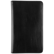 Day-Timer® Western Coach Leather Open Style Planner Cover, Black, Pocket Size, Fits 3 1/2" x 6 1/2" Pages