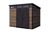 Signature 9x7 Storage Shed - Walnut Brown
