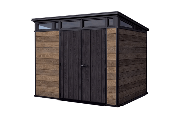 Signature 9x7 Storage Shed - Walnut Brown