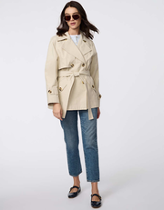Midtown Cropped Trench Coat