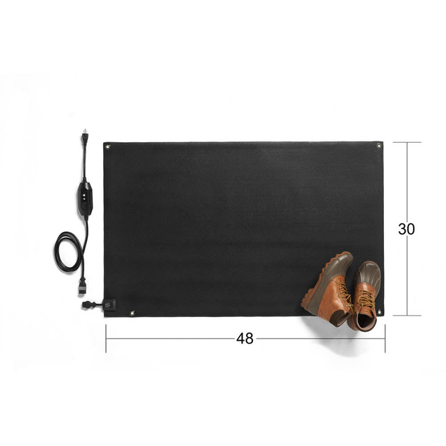 Heated Snow Melting Entrance Mat - Medium - 30"x48"