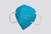 Sky Blue Powecom® KN95 Respirator Face Mask  - Ear Loop - 10 masks per pack - Made to the NEW GB2626-2019 Standard with Better Breathability -  Bona Fide Masks™ is the EXCLUSIVE DISTRIBUTOR for Powecom® in the United States & Canada!