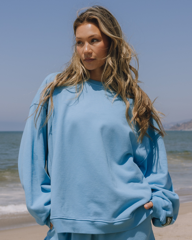 Unisex Oversized Crew - Malibu