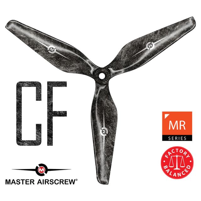 3MR Series - 3-Blade 7x3.7 Carbon Fiber Reinforced Propeller (CW) Rev./Pusher