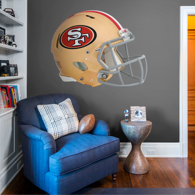 San Francisco 49ers - RealBig Helmet Collection - Official NFL - Reusable Vinyl Wall Decals #1