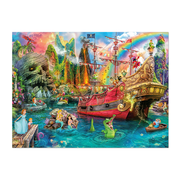 Ceaco: Sapphire Select: Aimee Stewart: Peter Pan Mermaid Lagoon 1000 Piece Puzzle (Premium Blue Board)