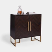 York Dark Wood Sideboard