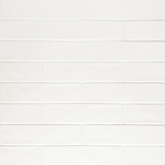 Clara 2.75" x 11" Matte Porcelain Tile in White
