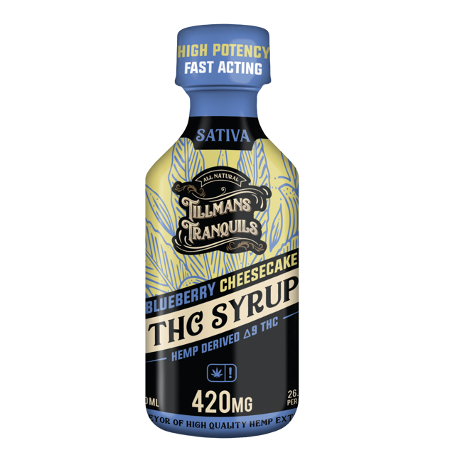 Blueberry Cheesecake Delta 9 THC Syrup – 420mg