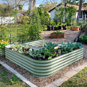 17" Tall L Shaped Raised Garden Bed【Upgrade 2.0】