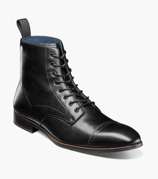 Henry Cap Toe Lace Up Boot