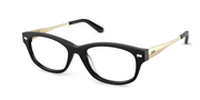 The Addison - Black Acetate Gold Metal