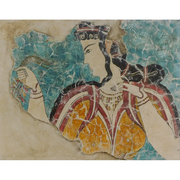 "Mycenaean Lady" Fresco Replica