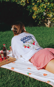 Unisex Wild Strawberry Tee - White