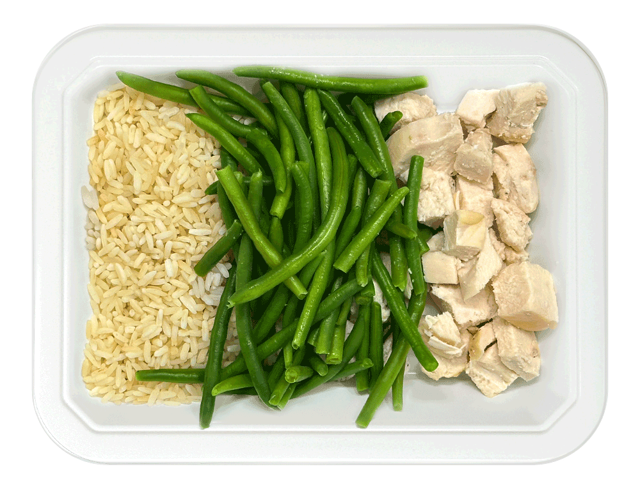 Diced Chicken, Rice & Green Beans