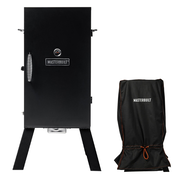 30-Inch Analog Electric Smoker with Legs and Cover Bundle