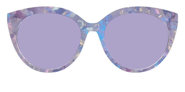 The Lavender Pearl Tort With Celestial Purple Lens