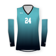 Fade Women's Sleeveless with Sleeves Sublimated Volleyball Jersey