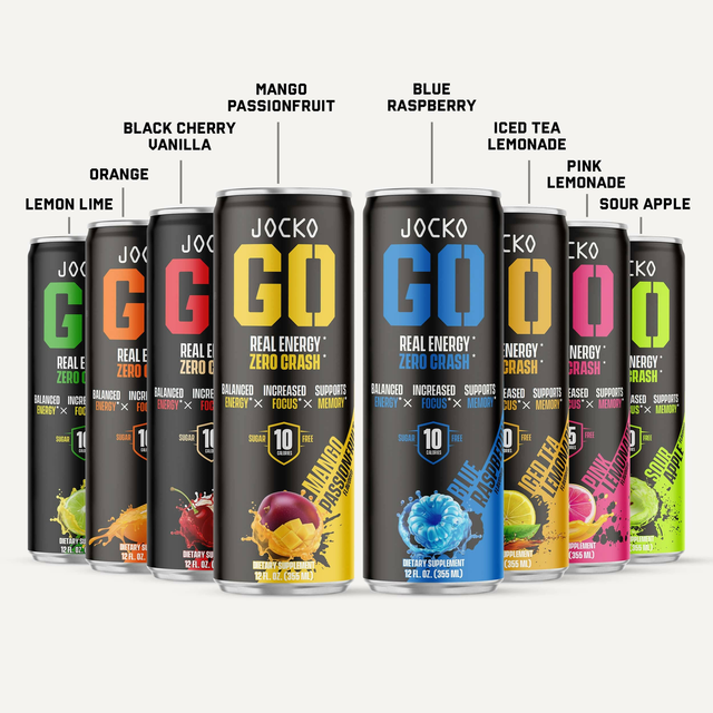 JOCKO GO DRINK - VARIETY PACK - (Pack of 8)
