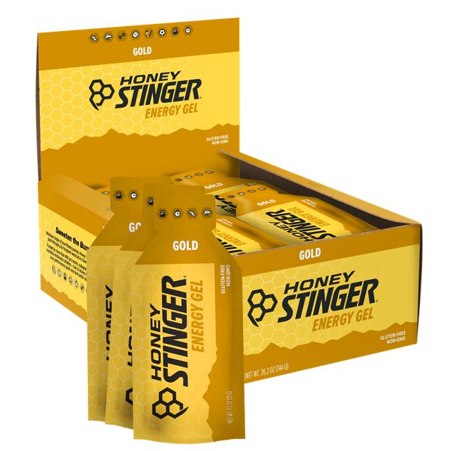 Gold Energy Gel Box of 24