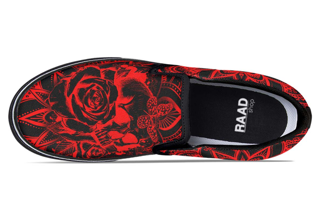 Electric Red Skull Mandala