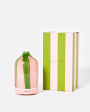 Clara Pink & Green Glass Electric Diffuser