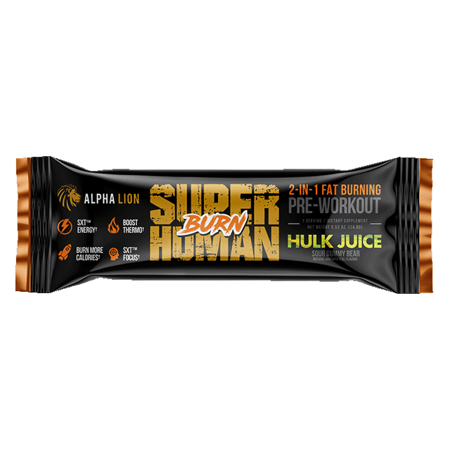 SUPERHUMAN® BURN SAMPLE - 2 in 1 Fat Burning Pre-Workout†
