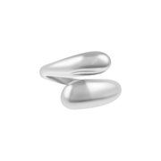 Tarnish Resistant 18k Yellow Gold Plated Overlapping Chunky Bands Ring