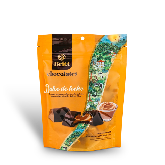 DARK CHOCOLATE WITH CREAMY DULCE DE LECHE FILLING