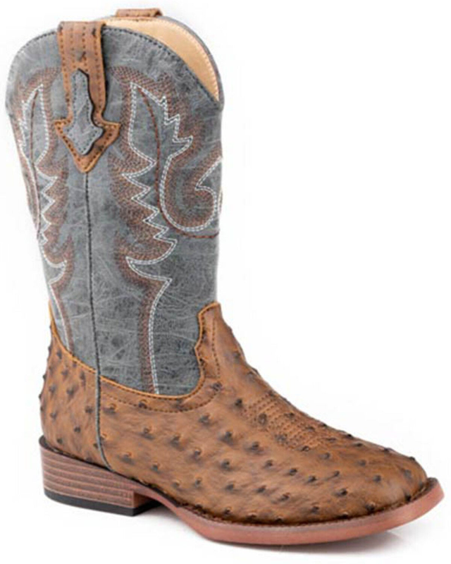 Product Name:  Roper Boys' Bumps Western Boots - Broad Square Toe