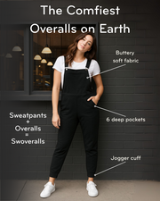 Swoveralls - Midnight Black