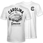 Carolina Gamecocks Stadium Tee – White