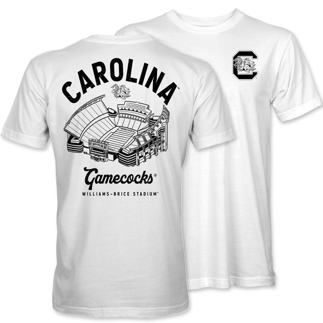 Carolina Gamecocks Stadium Tee – White