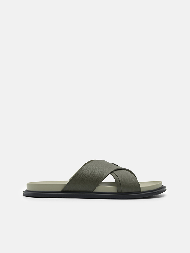 Olive PEDRO Icon Cross Sandals | PEDRO