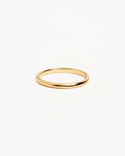 14k Solid Gold Bold Purity Ring
