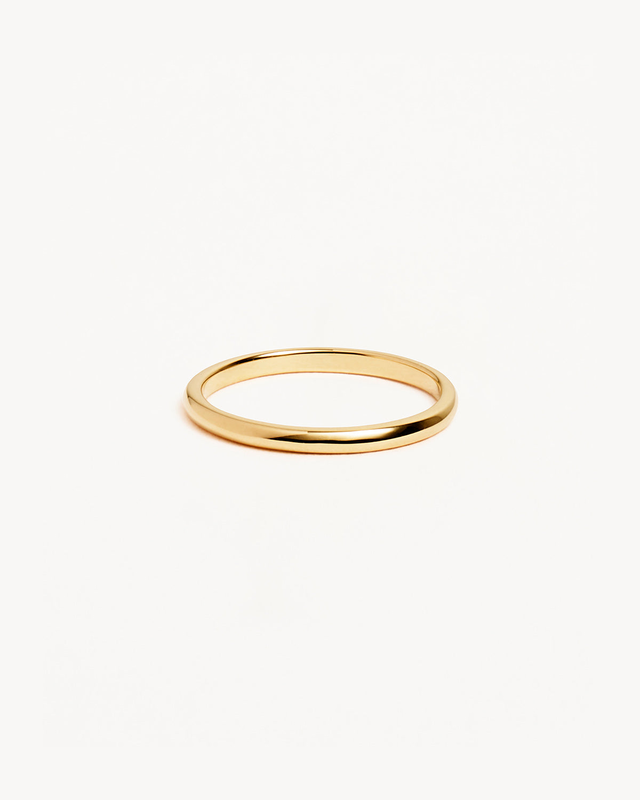 14k Solid Gold Bold Purity Ring