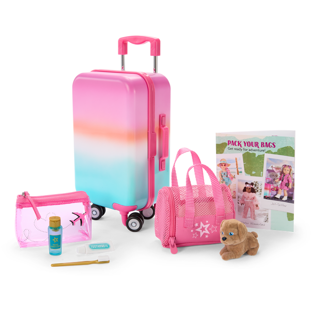 Packed with Fun Luggage Set for 18-inch Dolls