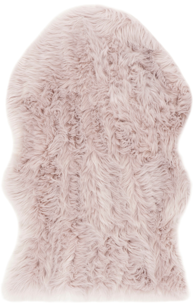 Faux Sheep Skin Rug - Luxurious Power Loomed Texture with Cozy 2.36" Pile Height for Any Space