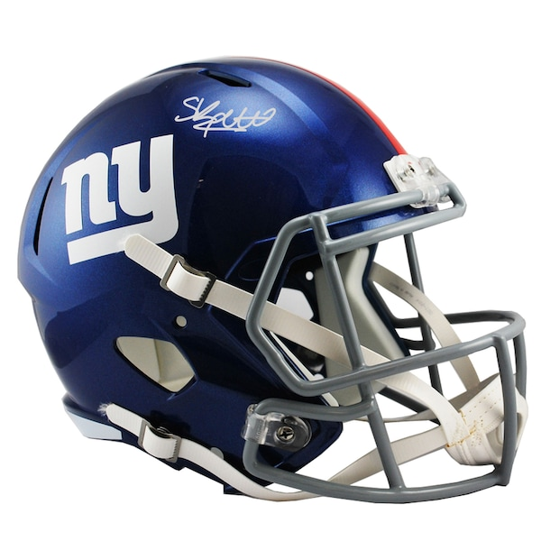 Cam Skattebo New York Giants Autographed Riddell Speed Replica Helmet