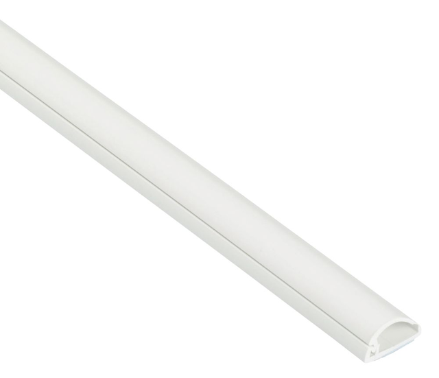 D-Line PVC White Micro Trunking 16mm x 8mm x 2m