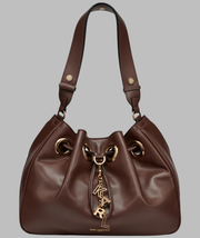DESIREE SMALL LEATHER HOBO BAG